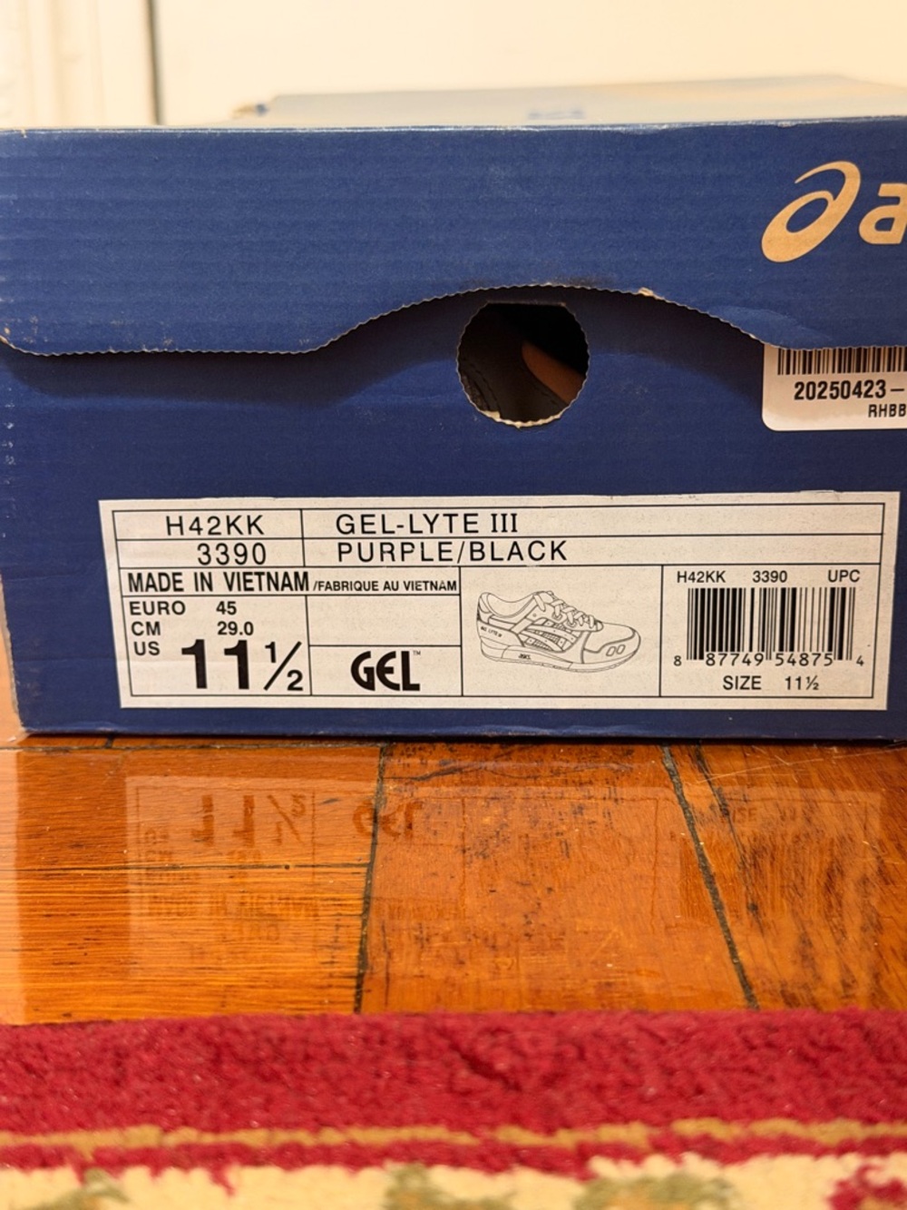 ASICS Sneaker Freaker x Gel Lyte 3 Alvin Purple - Picture 8 of 10